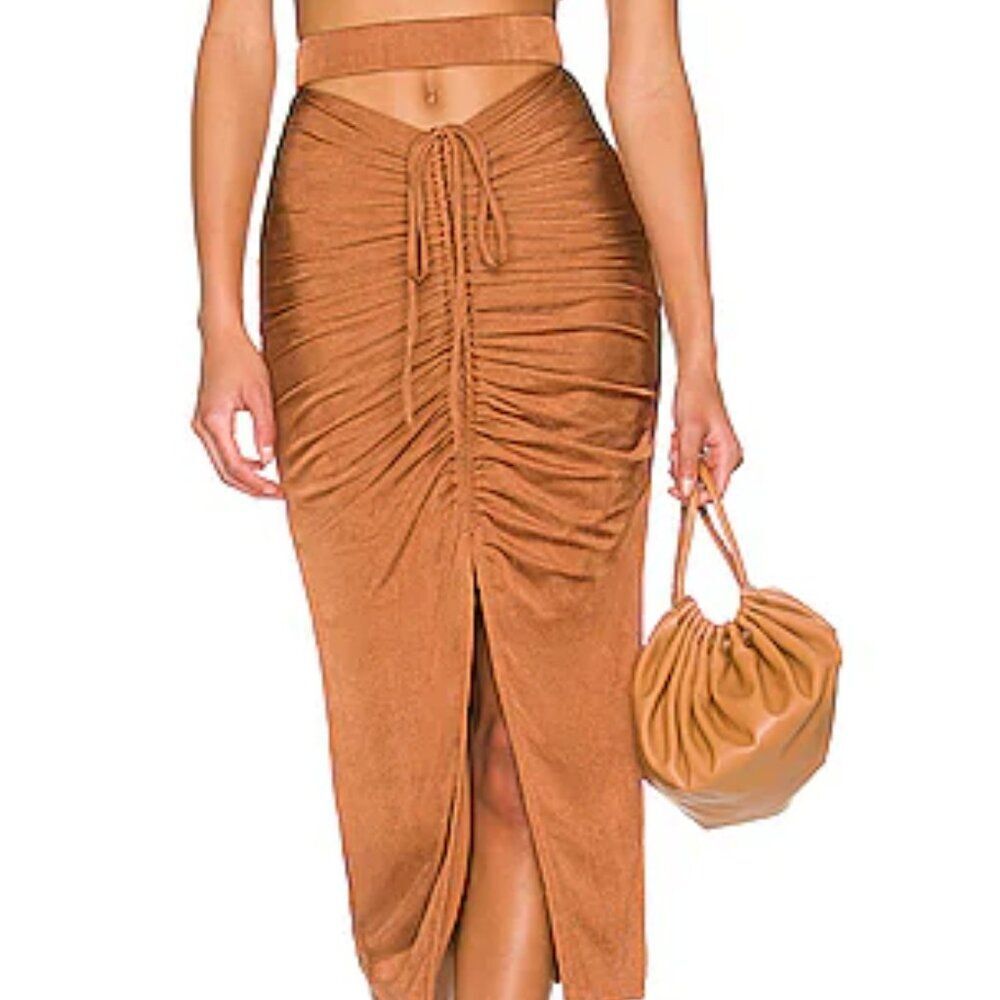 Camila Coelho Janelle Midi Skirt S